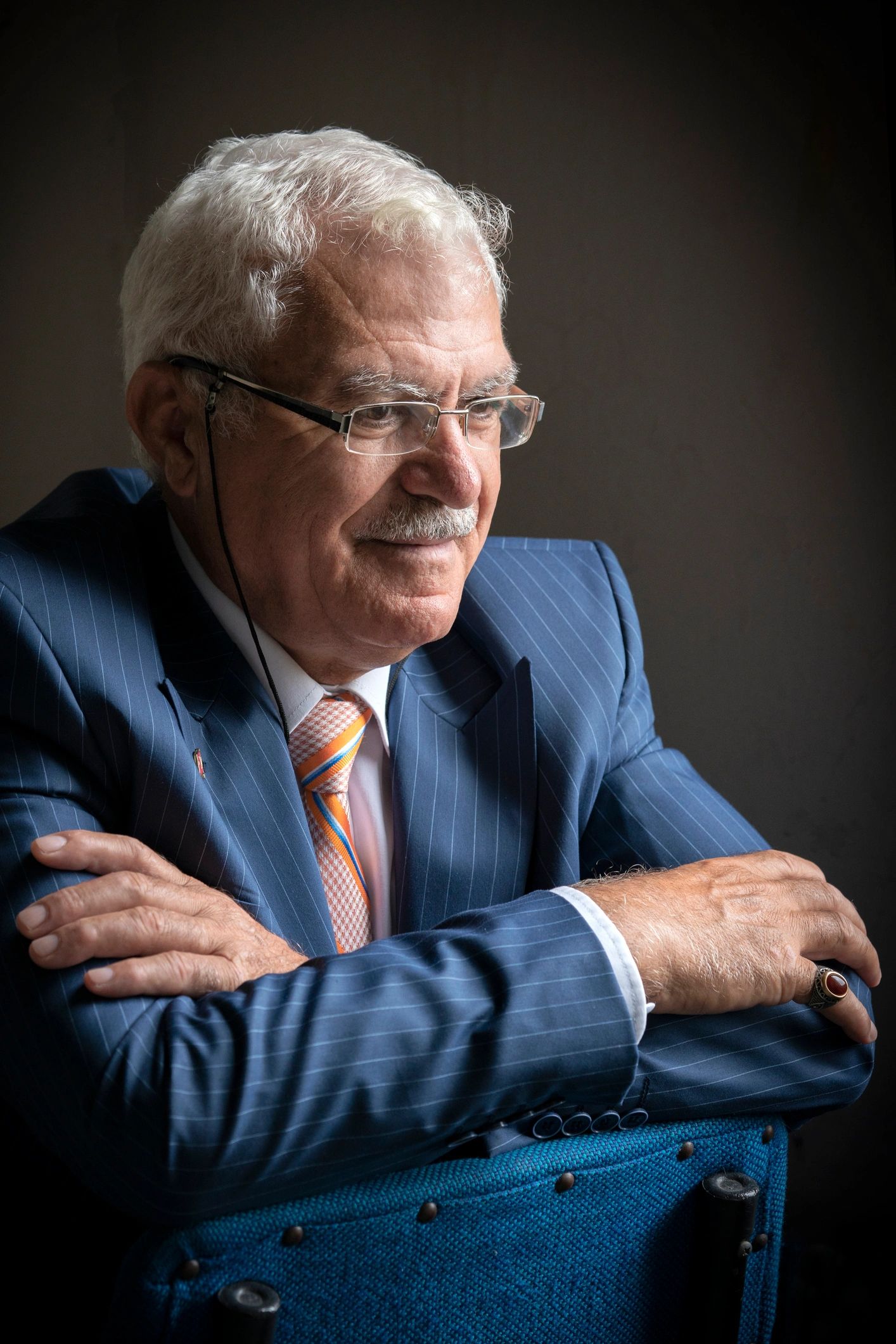 Portrait of founder in formal business attire